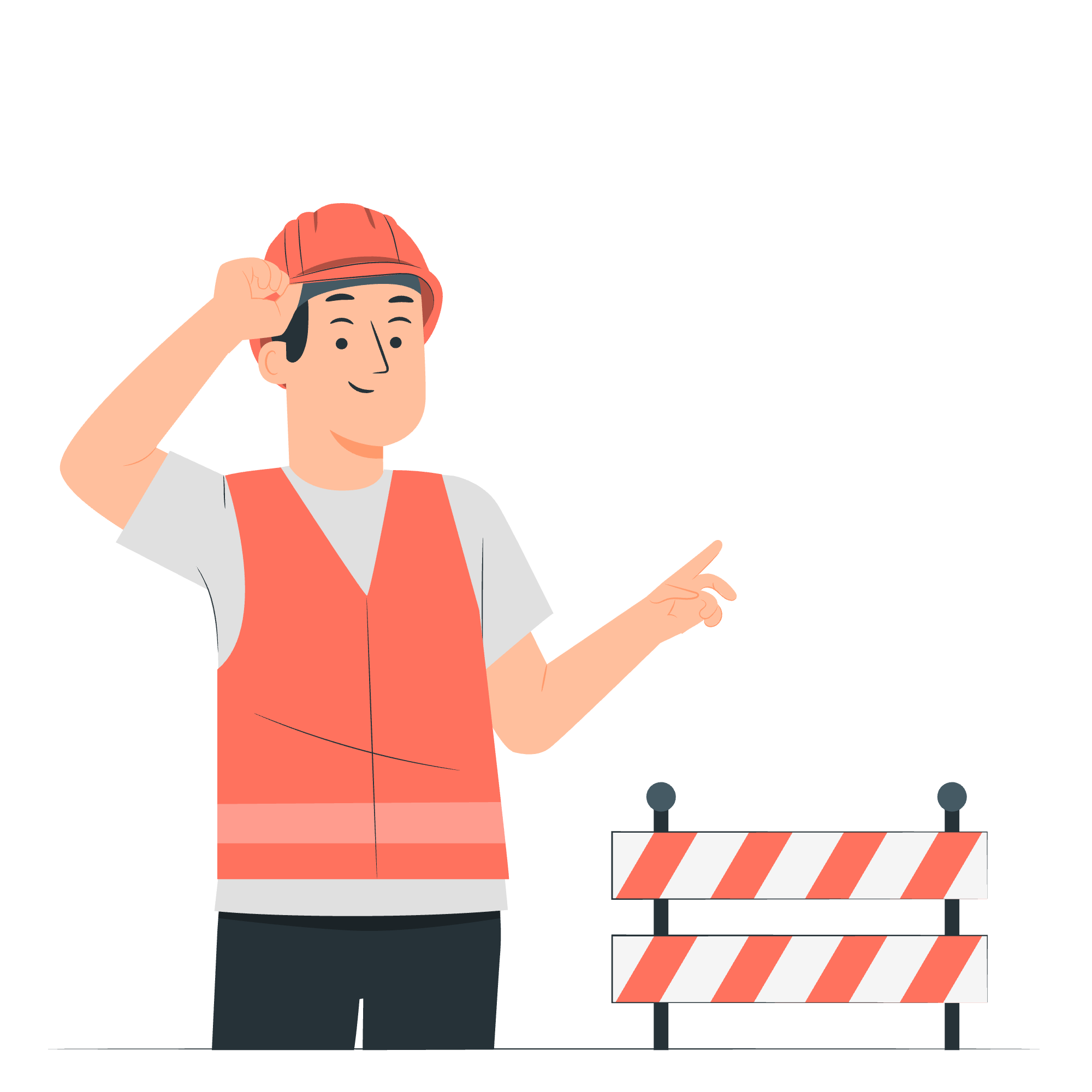 Construction hat-pana